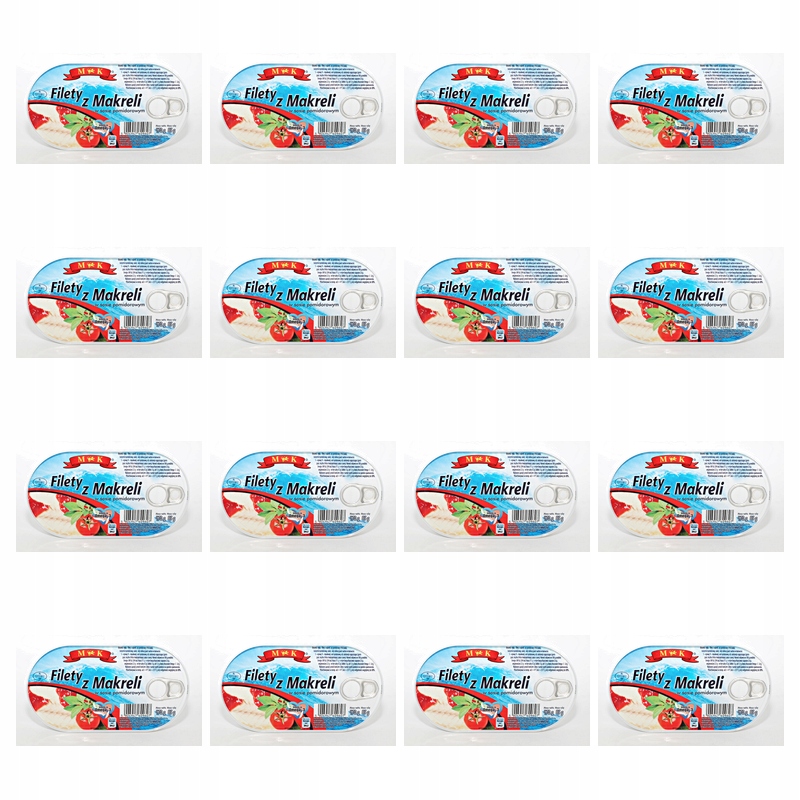 Mk Filety z makreli w sosie pomidorowym 170 g X16
