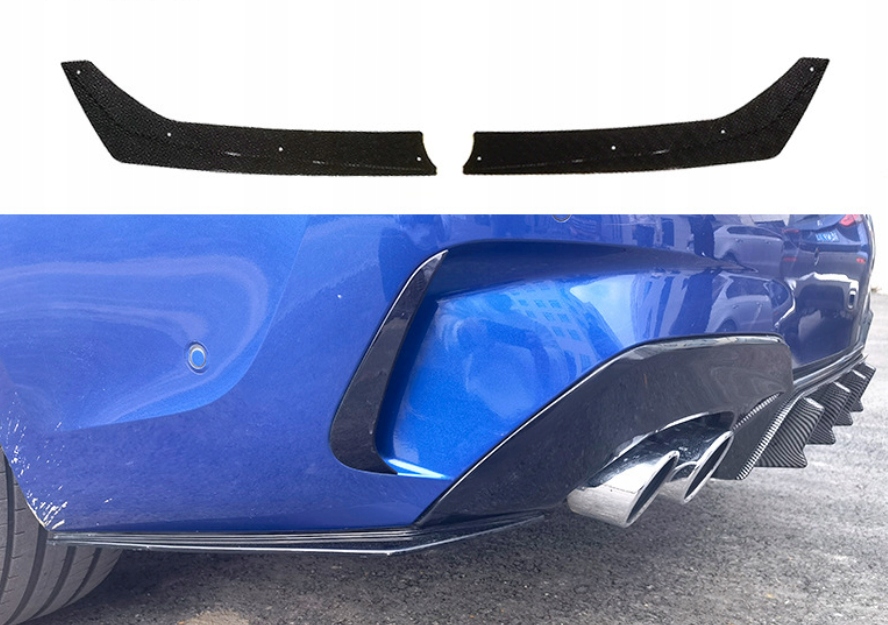 Kryt Zadného Nárazníka Flapsy Bmw G20 G21 2019-2022 M Performance Čierny