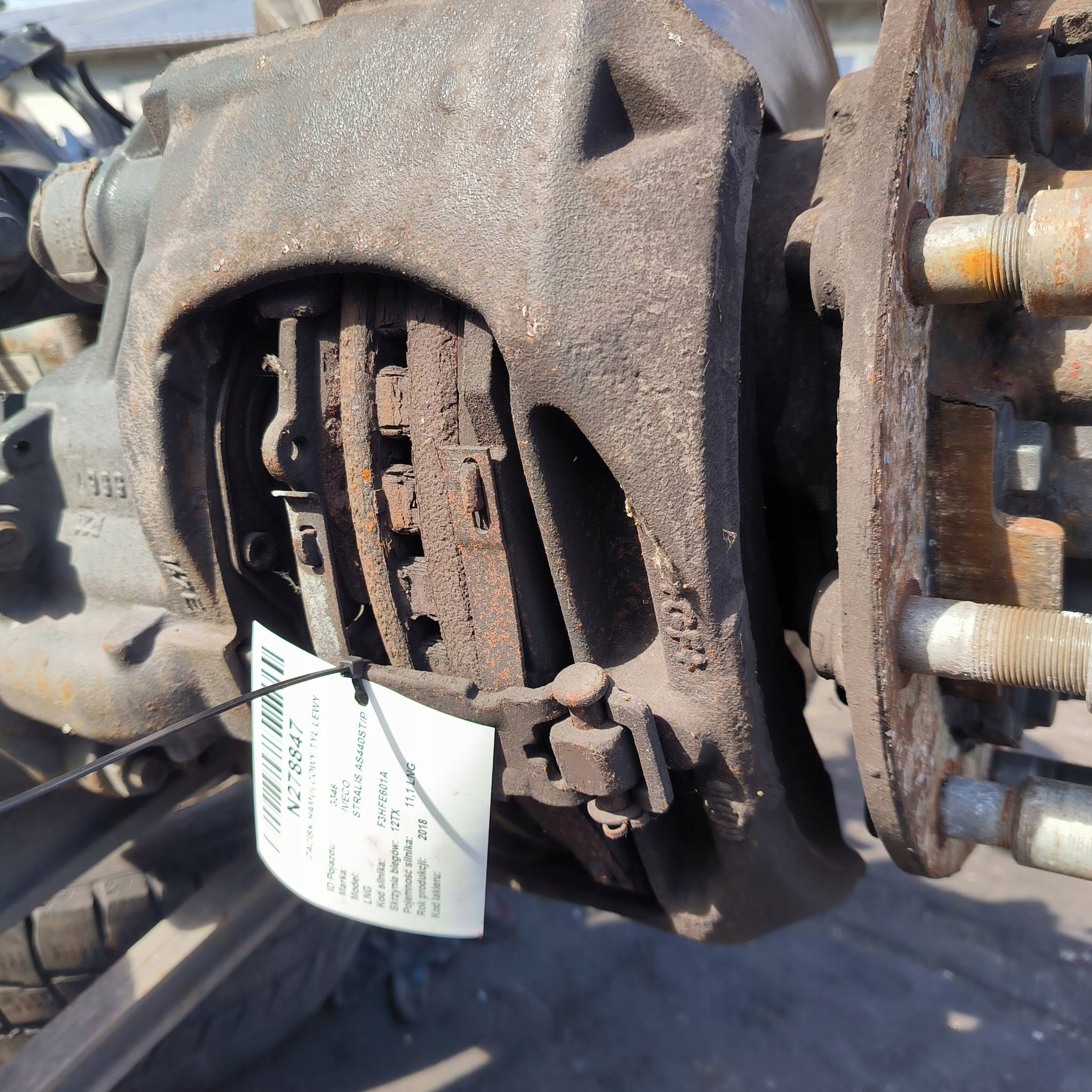caliper brake rear part left IVECO STRALIS AS440ST/P LNG