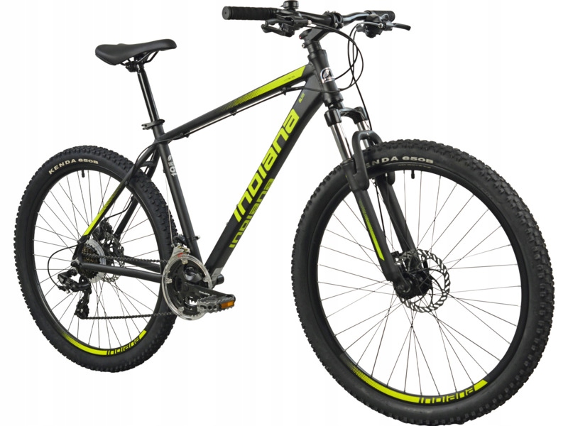 Rower górski Mtb Indiana X-Pulser 2.7 M21 27.5 cala męski Czarno-żółty