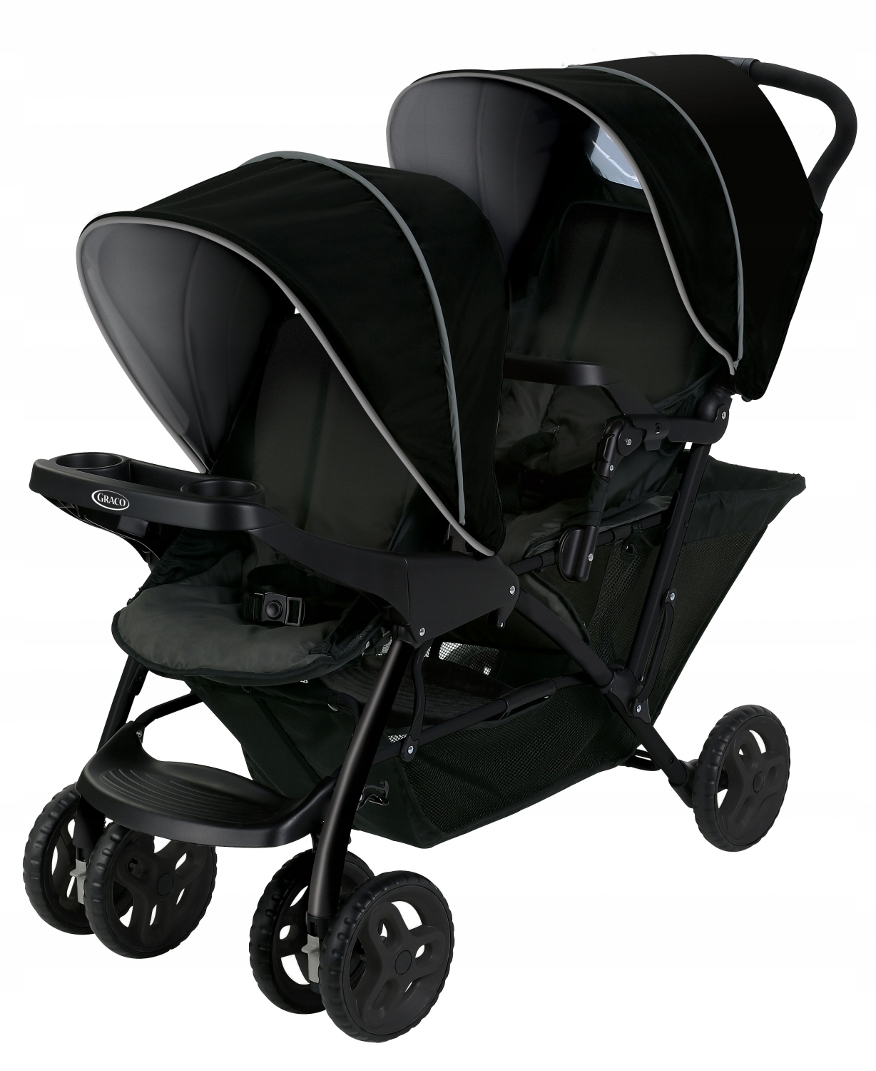 Graco Wózek Stadium Duo Black Grey