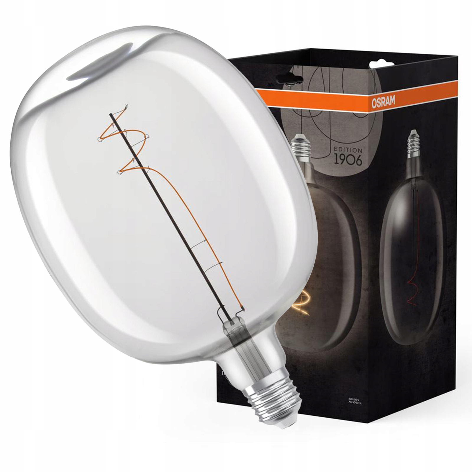 Dekorativní Led žárovka E27 4,8W 400lm 2700K 320° Stmívatelná Vintage 1906