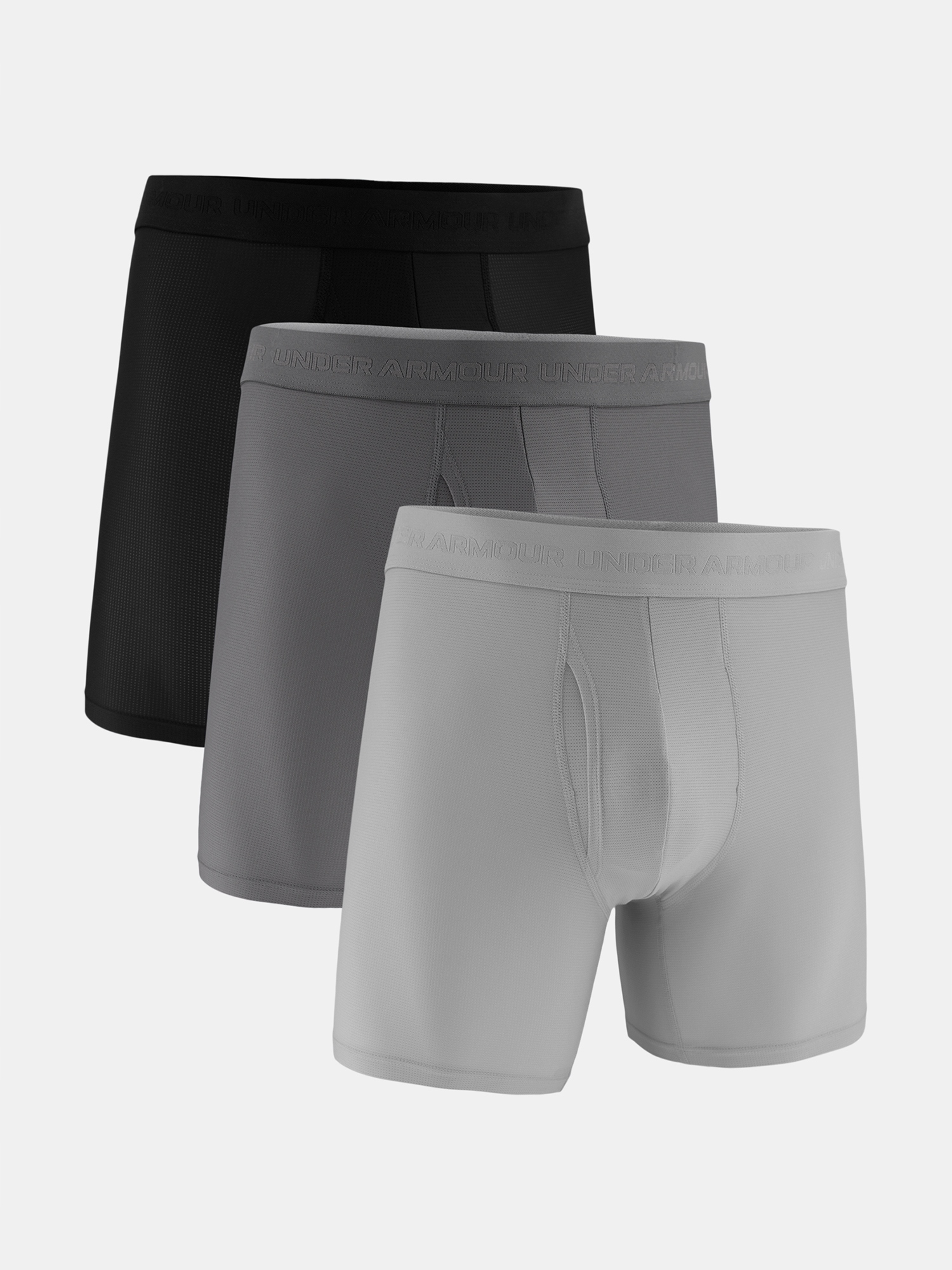 Under Armour Pánské boxerky Ua Performance Tech Mesh Mod 6in