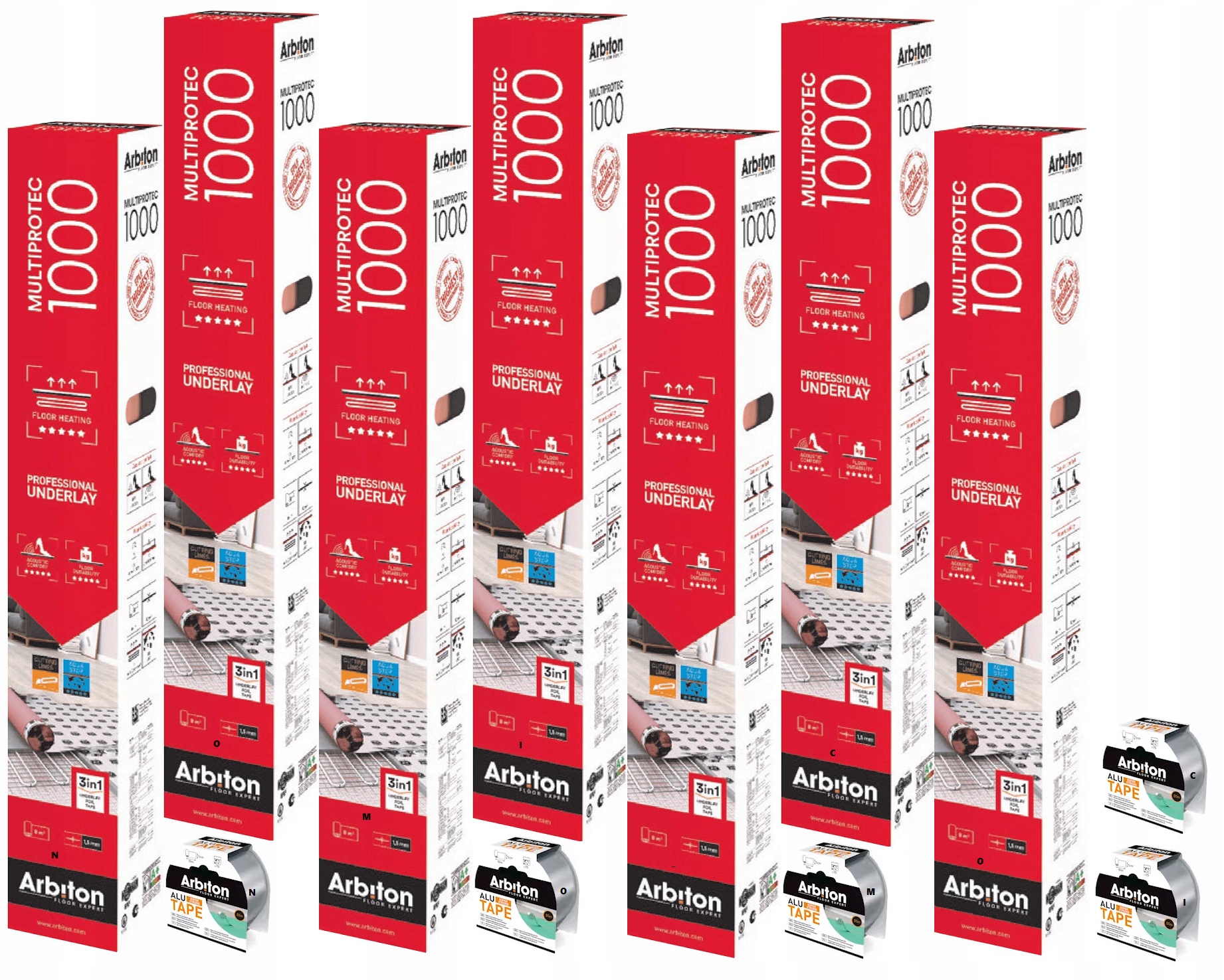 

Multiprotec 1000 1,5mm 3w1 podkład zestaw 56m2