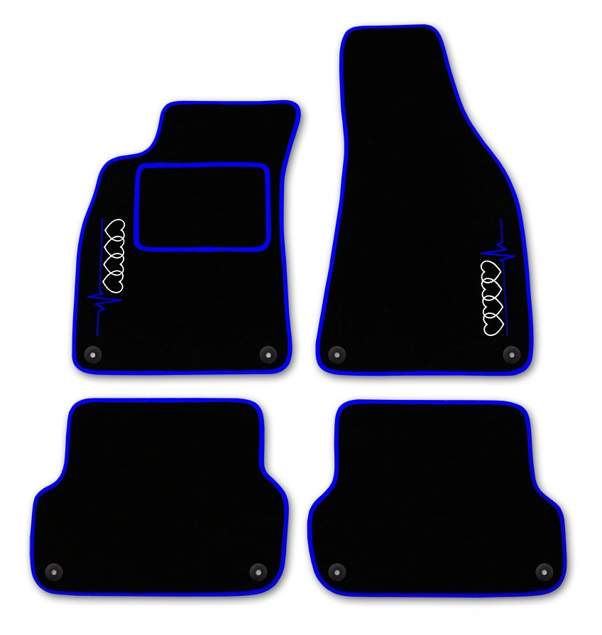 KÉK EKG AUTÓSZÖNYEGEK AUDI A6 C7 (2011-2018) LENGYEL TERMÉK