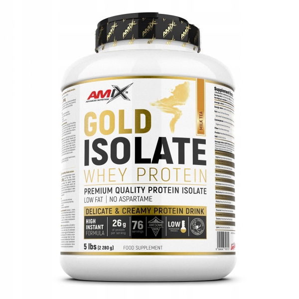 Gold Whey Protein Isolate 2280g milk tea