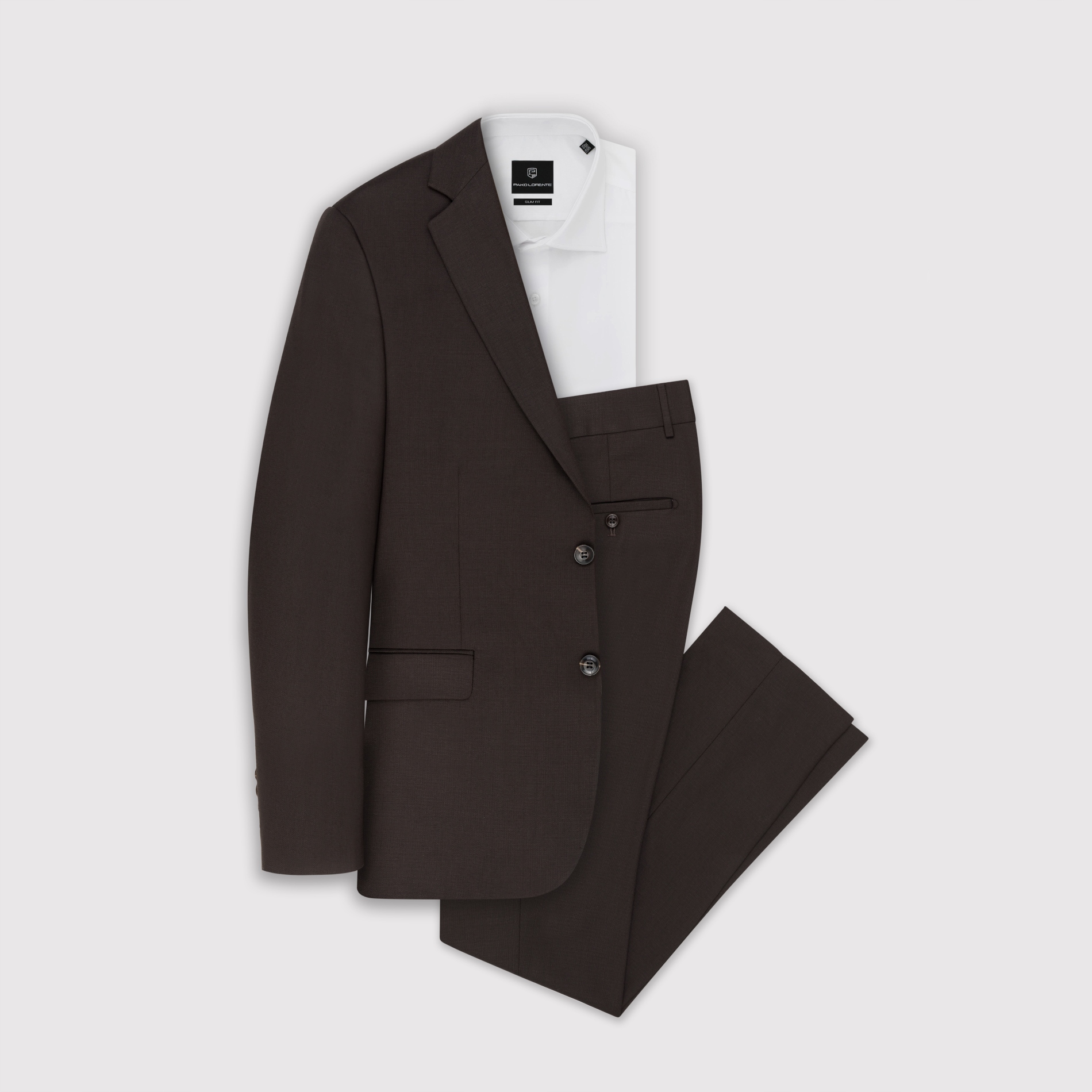 Elegantní hnědý pánský oblek Pako Lorente vel