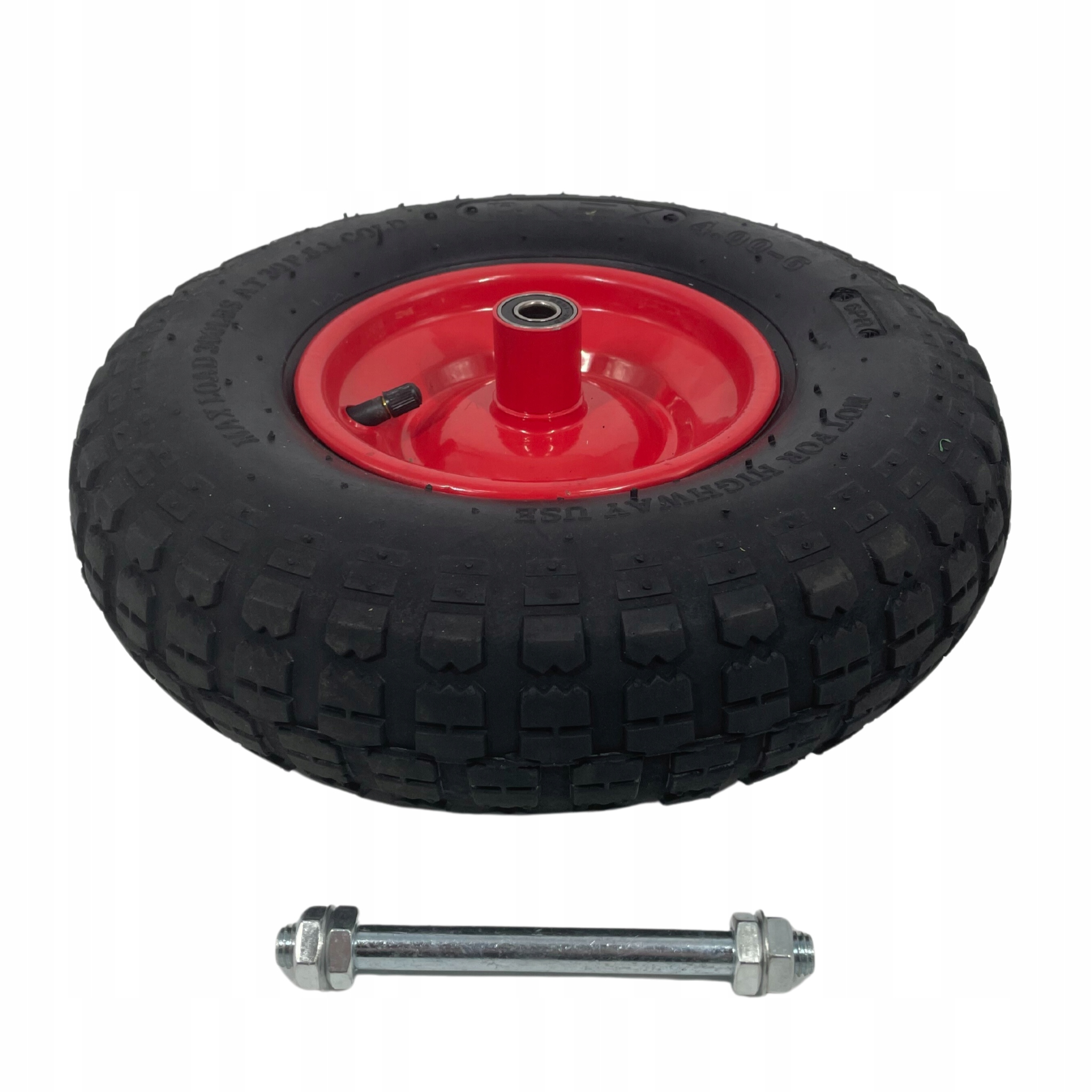 KOŁO KÓŁKO DO WÓZKA TACZKI 4.00-6 MOCNE 6PR MOCNE pompowane OŚKA Marka Onex