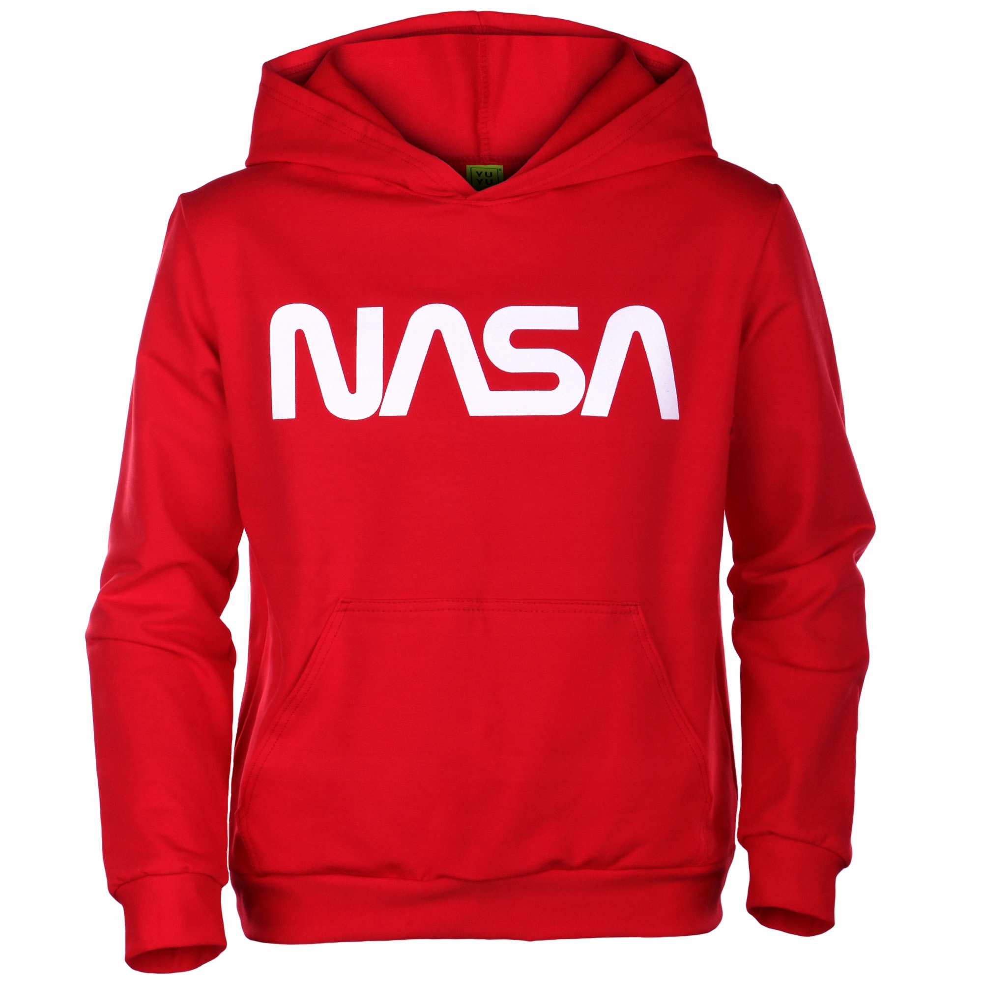 

Bluza Czerwona Kaptur Kieszeń Nasa 140/146