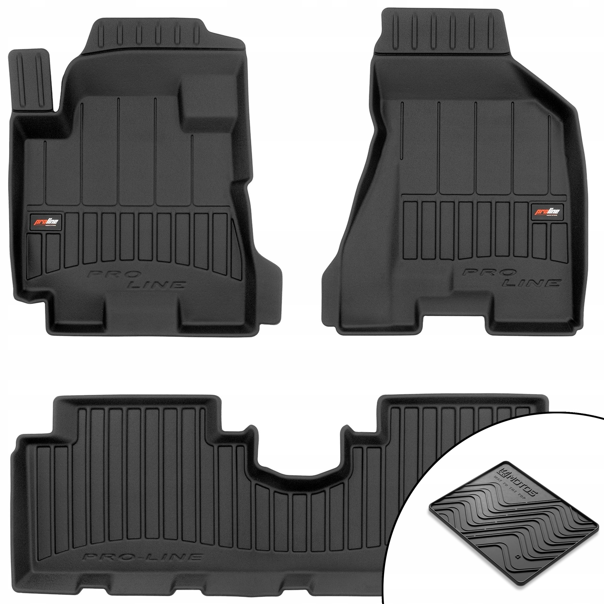 3D gumové rohože Hyundai Tucson I 2004-2009 rohož zdarma