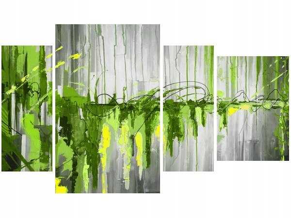 Obraz Green waterfall zielony wodospad