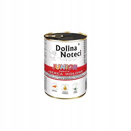 Dolina Noteci Premium Junior Hovězí srdce 12x400g