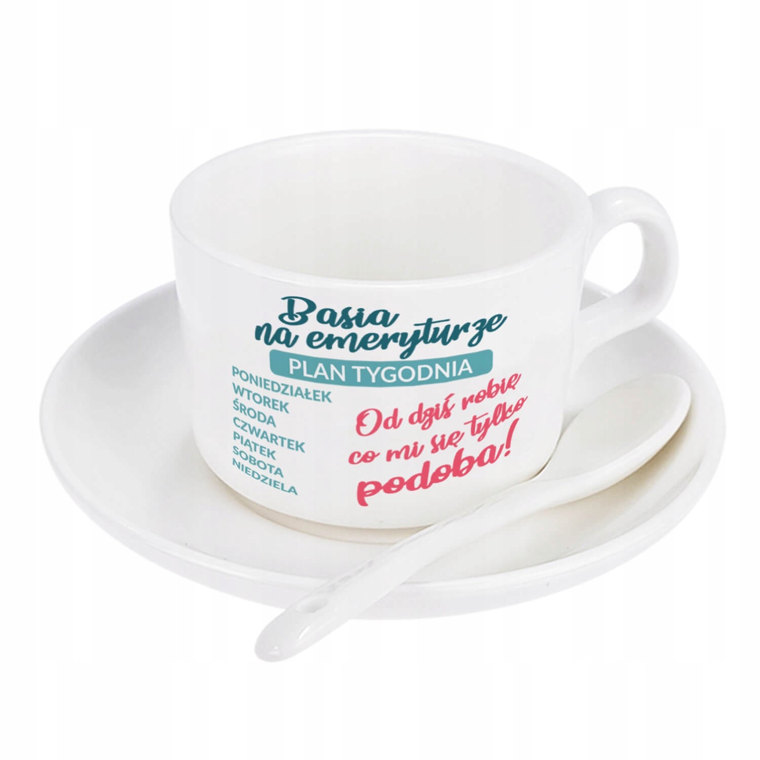Filiżanka dla emerytki.