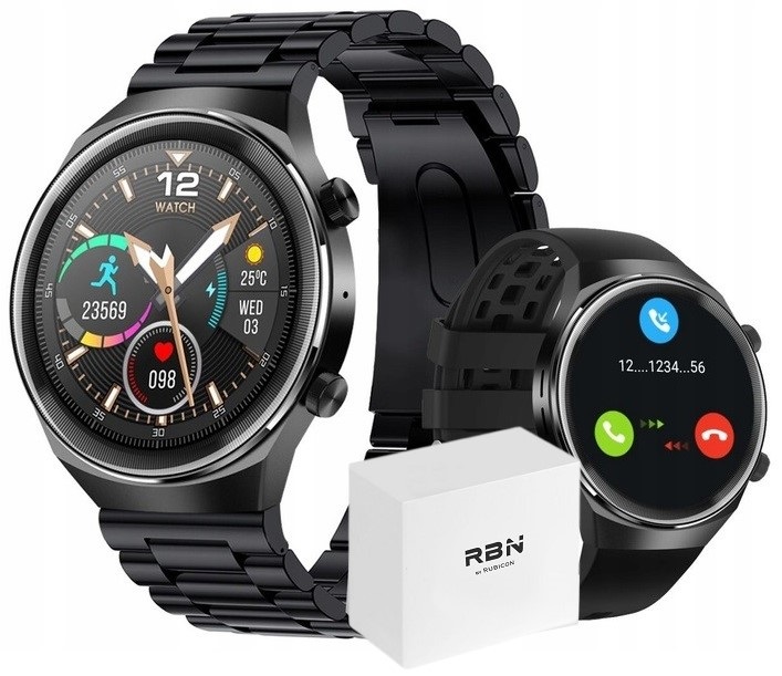 

Smartwatch Męski Zegarek Rozmowy Pl +pasek Grawer