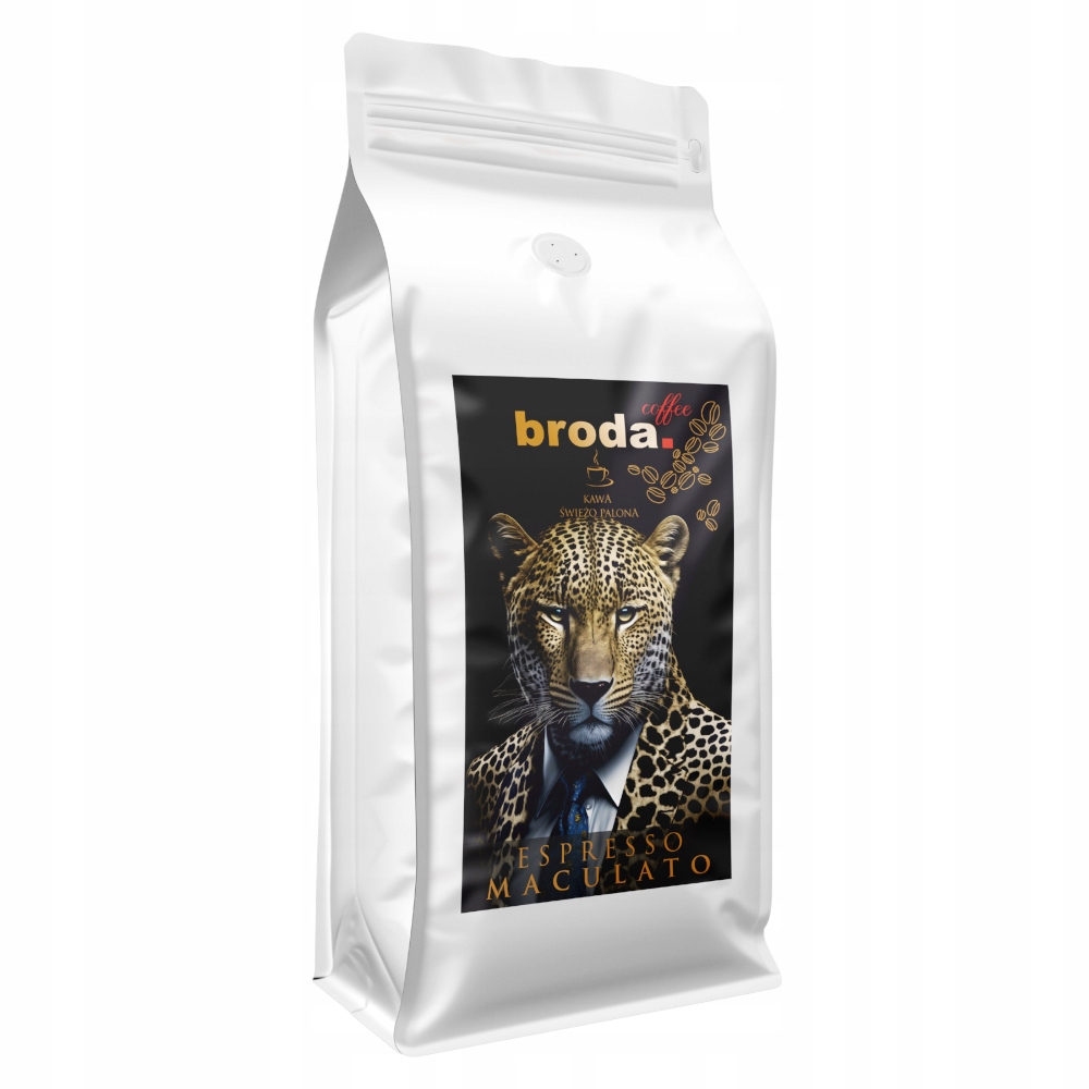 Káva s čerstvě praženými vousy Espresso Maculato 60% Arabica /40% Robusta 1000 g