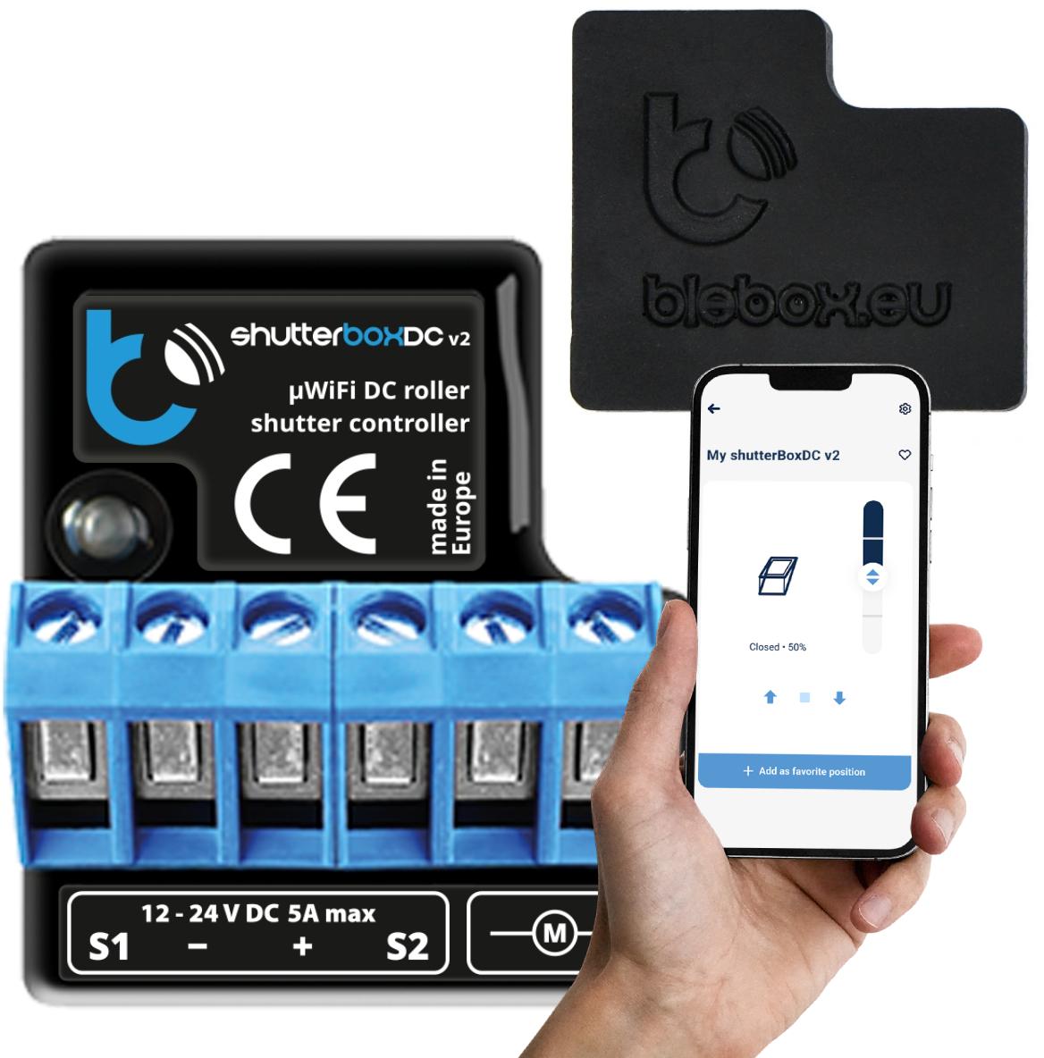Modul ovládání rolet shutterboxdc v2 Blebox