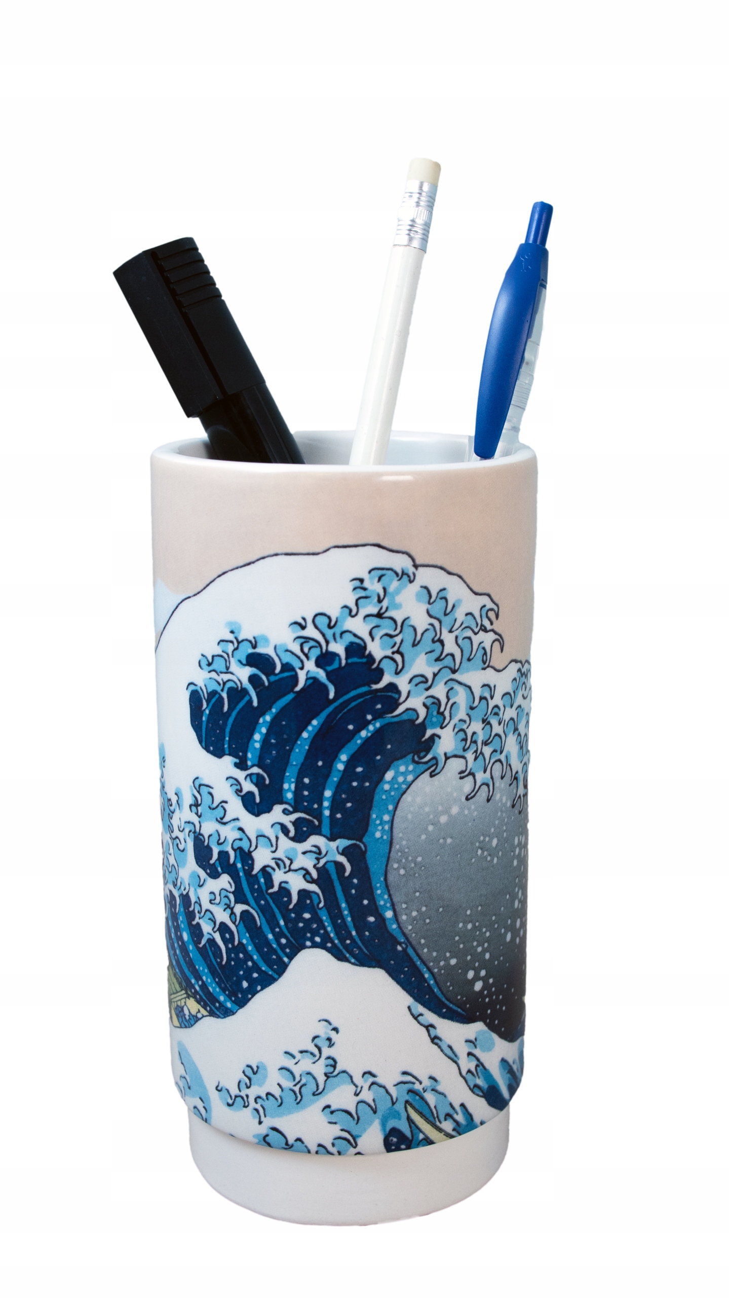 Keramická Váza Parastone Velká vlna s dřevorytem Hokusai Japan