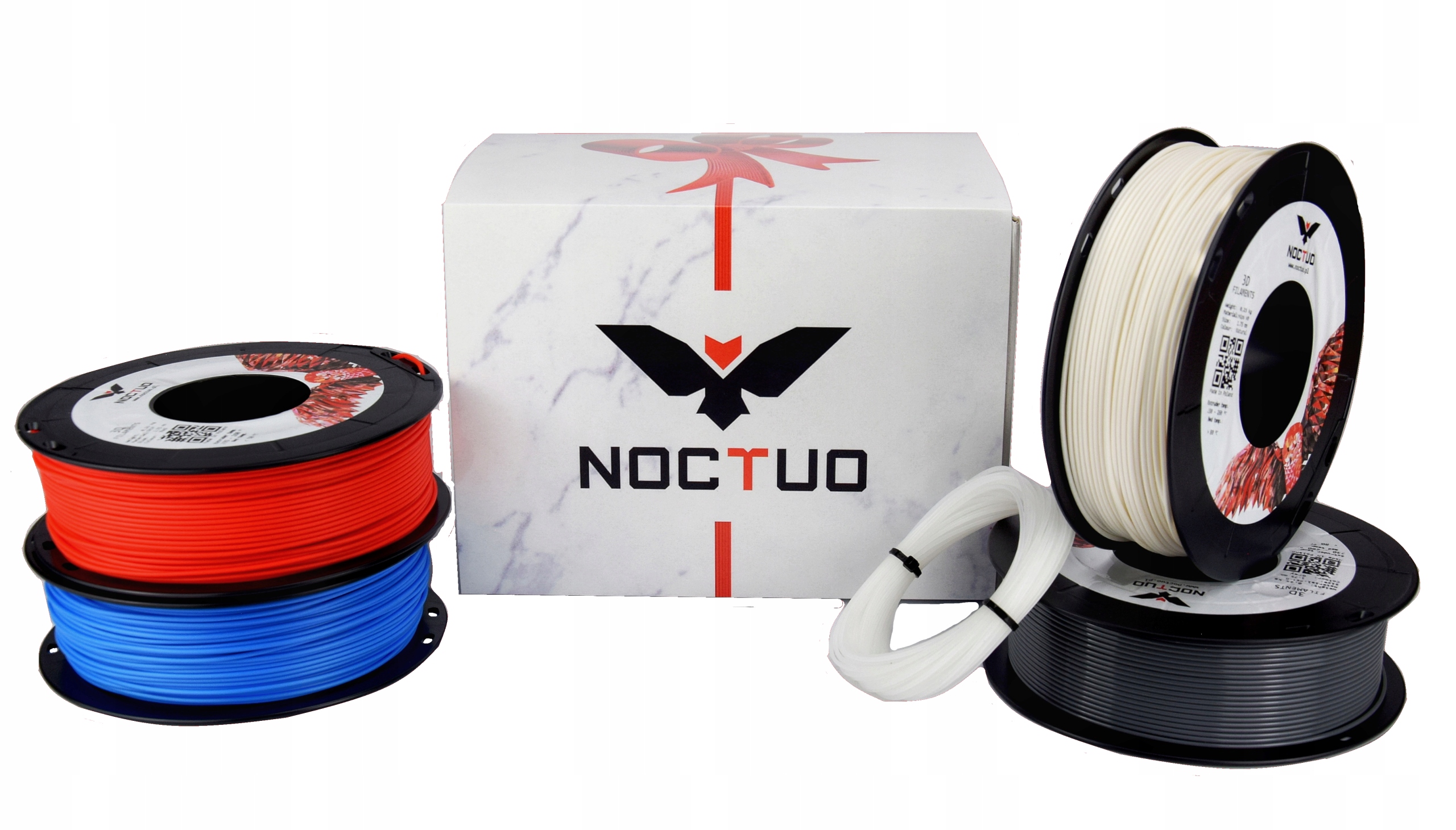Filament Noctuo Bestseller Box 4x0.25 kg 1.75 mm Ultra Pla Pet-g Grip Hips