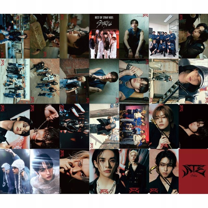 55 KART LOMO KPOP STRAY KIDS ATE NOWY ALBUM ZESTAW FOTOKARTY Marka inna