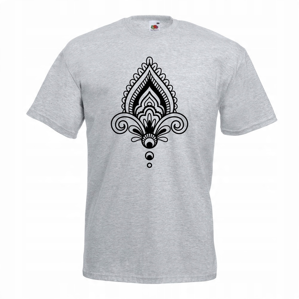

Koszulka mandala symbol XXL szara