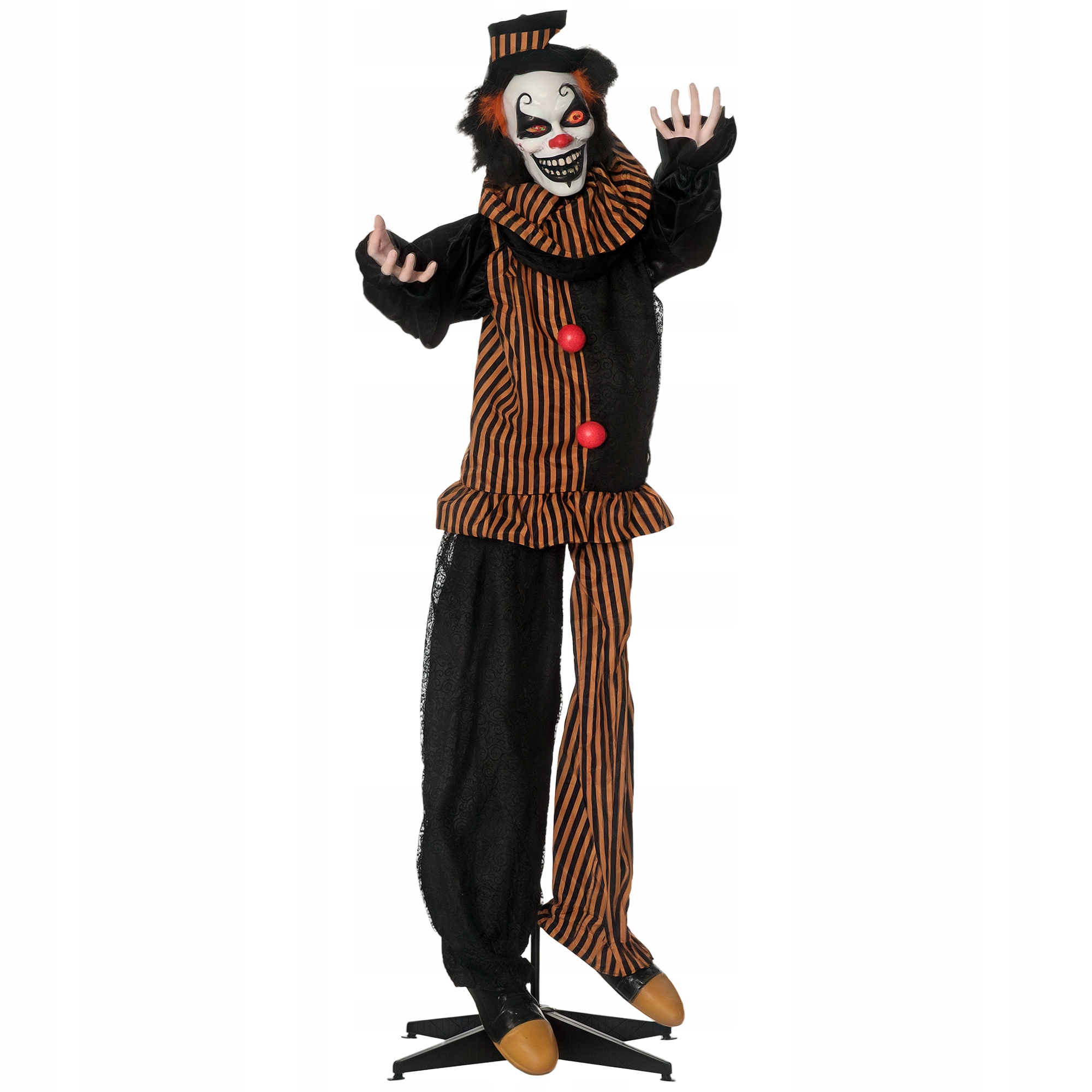 Figurka klauna Halloween 170 cm strašidelná dekorácia na event
