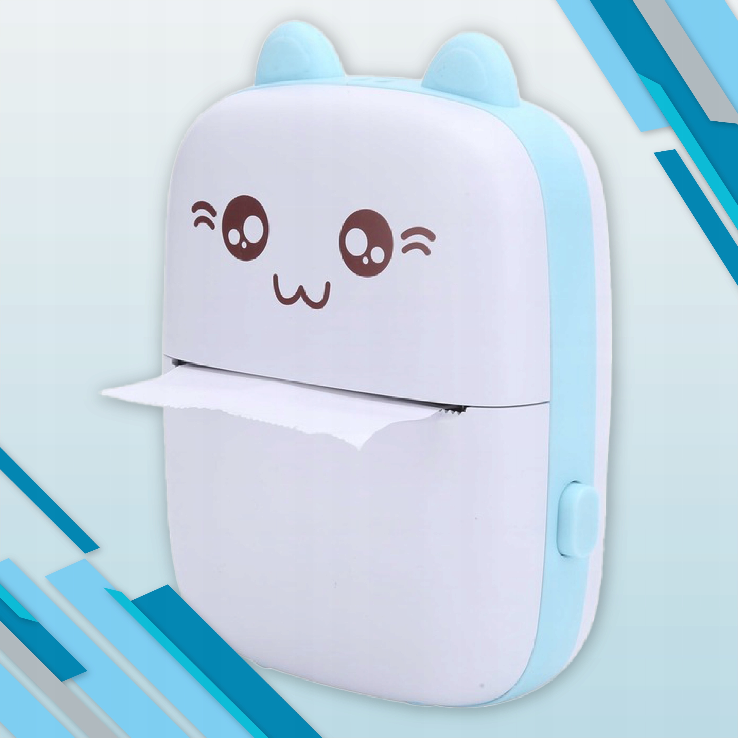 MINI DRUKARKA DRUKUŚ TERMICZNA KOTEK +16 SZT ROLEK Model 2023