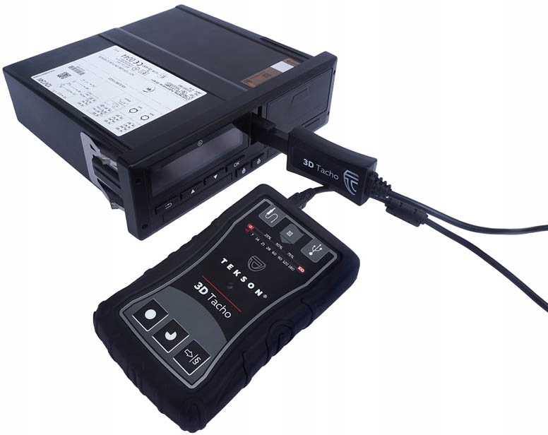 3D Tacho czytnik kart kierowcow i tachografow Functions reading driver card inserted in the tachograph reading driver card inserted in the device slot tachograph reading reports on the vehicles