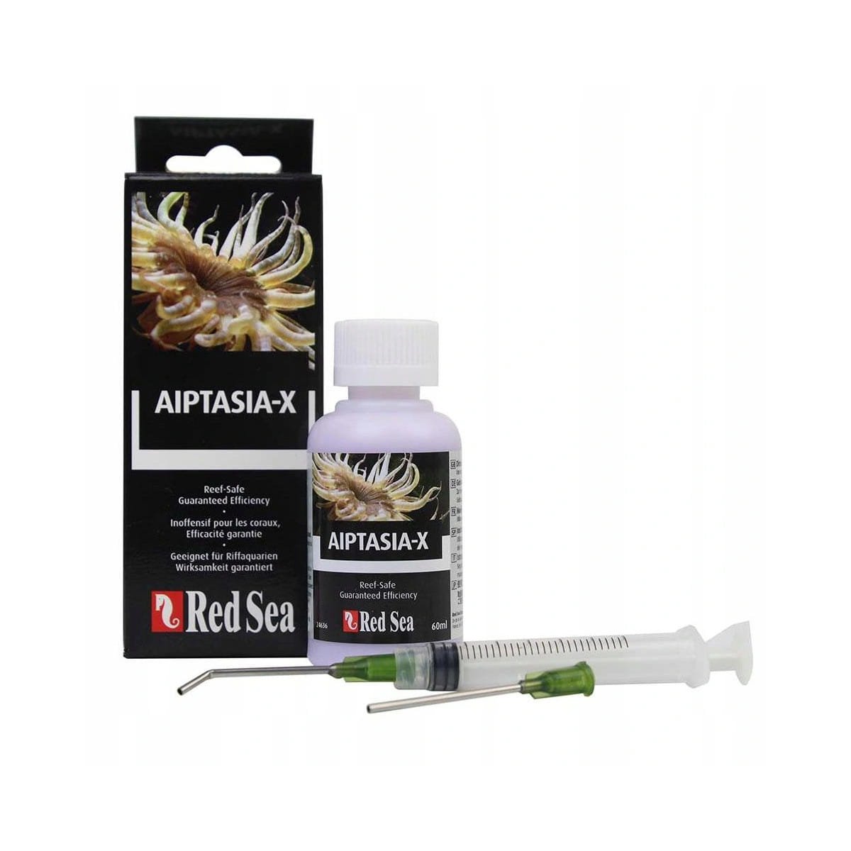 Red Sea Aiptasia-x 60 ML Přípravek Na Aiptasu Skleněné Kulatiny Se Sadou
