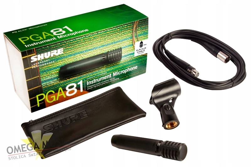 Mikrofón Shure PGA81 – kapacitný mikrofón