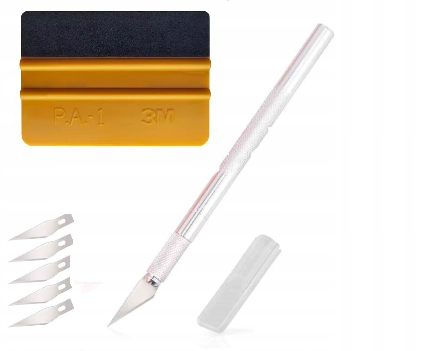 Noż, Nożyk, Skalpel Rakla Złota Ostrza 5 szt. w Zestawie