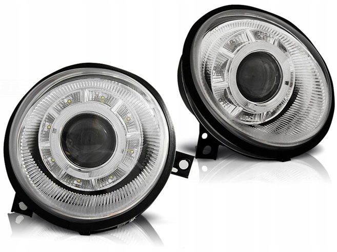 LAMPY REFLEKTORY VW LUPO 98-05R RINGI LED CHROM