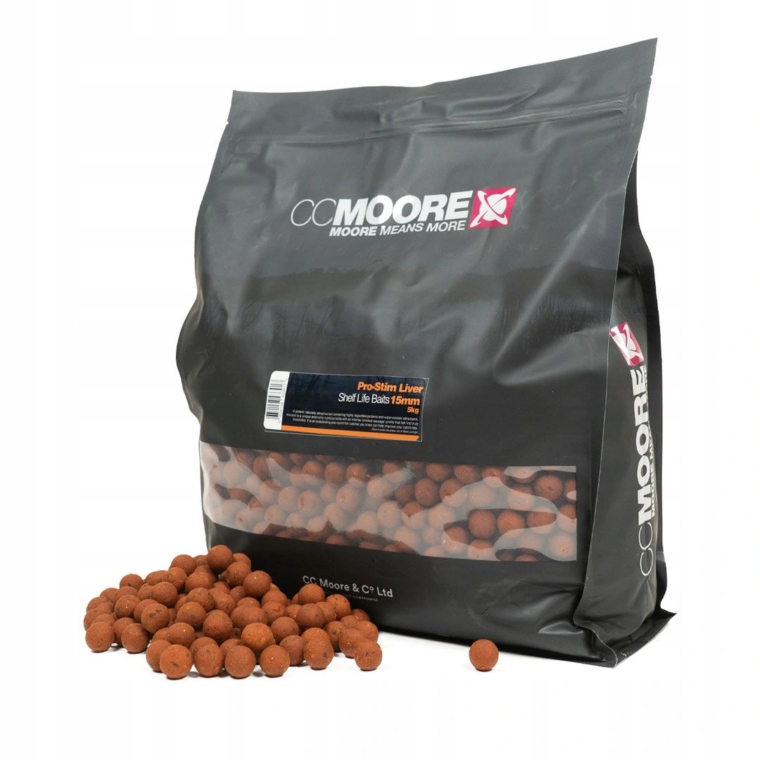 CC Moore boilie Pro-Stim Liver 15mm Balení: 5kg