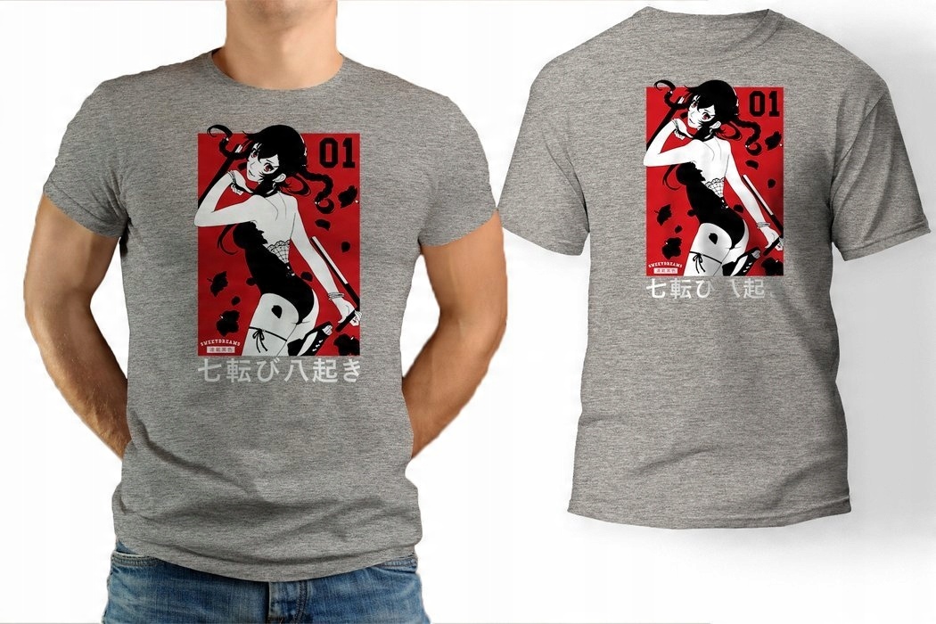 

Koszulka męska Anime manga Shoujo t-shirt 5XL