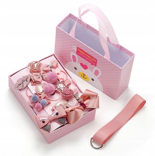 

Duży Zestaw Spinek Do Włosów dla dziewczynki 18szt