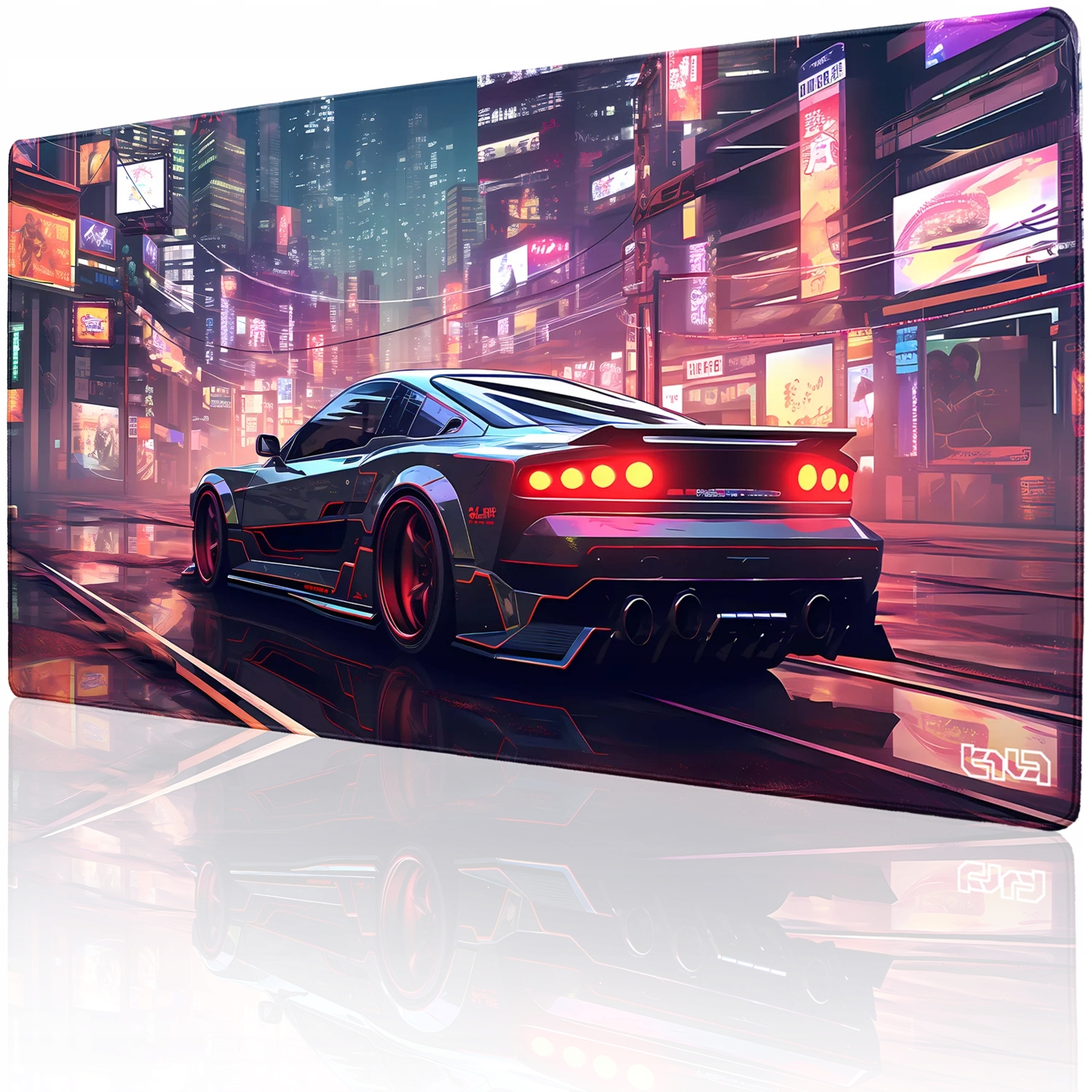 Podkładka Gamingowa Tokio po Zmroku 100x50 Tilt Dla gracza Gamingowa