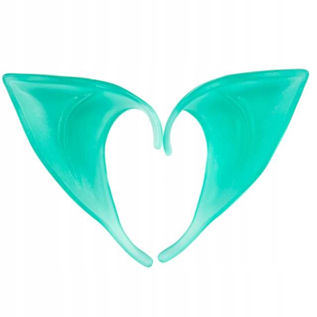 

Uszy Elf fluorescencyjne Turkusowy halloween