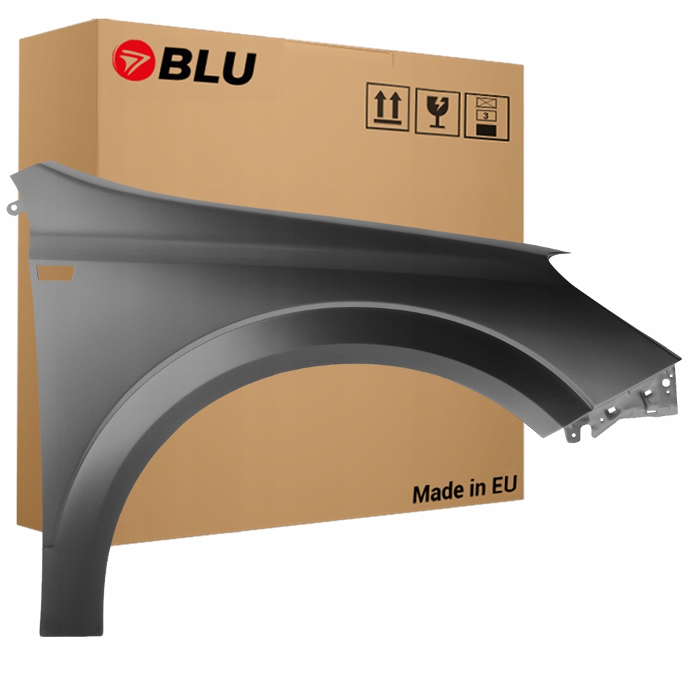 Blu Blatník Opel Astra H 3 III Z177 pravý stříbrný 04-14 přední CarbonGrau