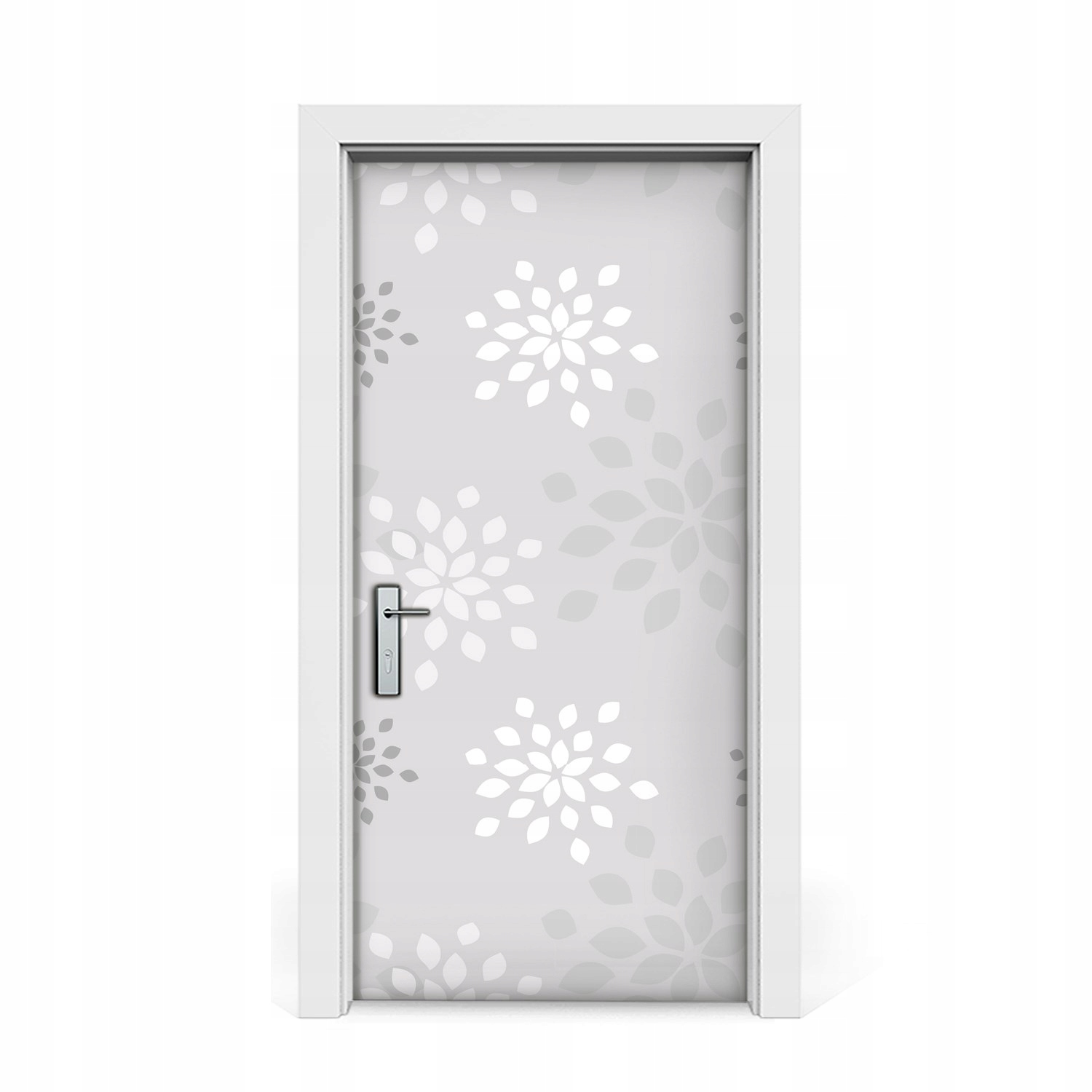 

Okleina naklejka drzwi Geometryczne kwiaty 95x205