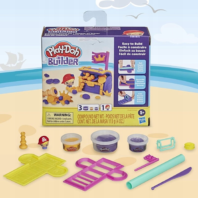 

Play-doh Builder Piracka Skrzynia F0362