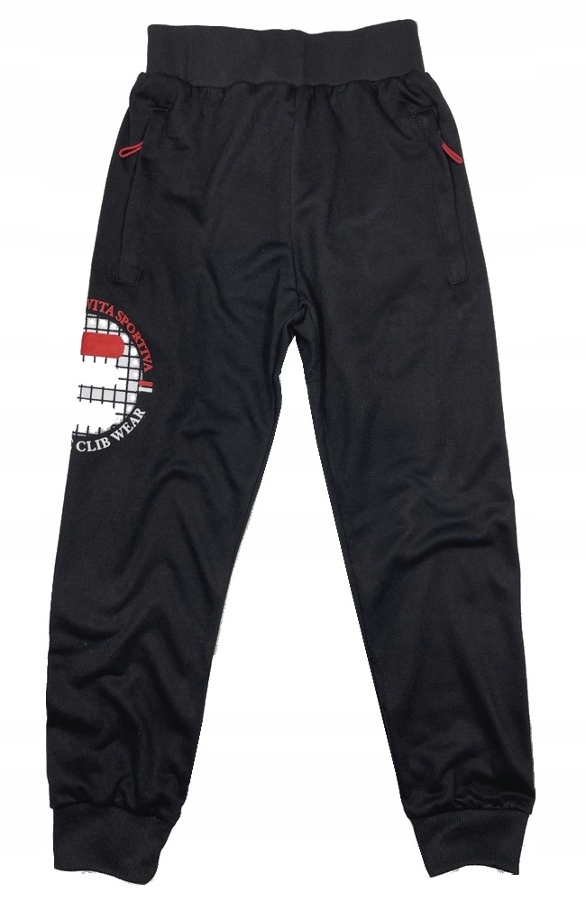 SPODNIE dresowe SPORTIVE r 16 - cm CZARNE