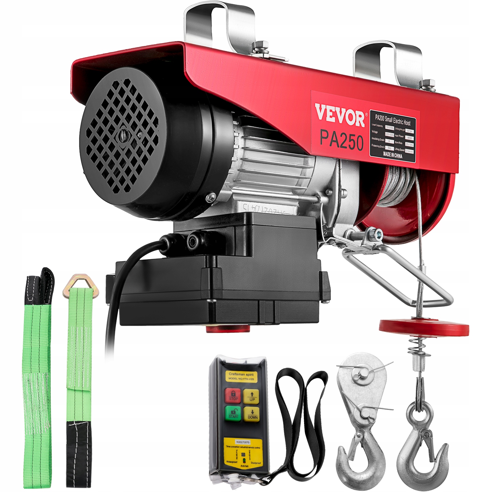 Лебедка электрическая лебедка управляемая 250кг