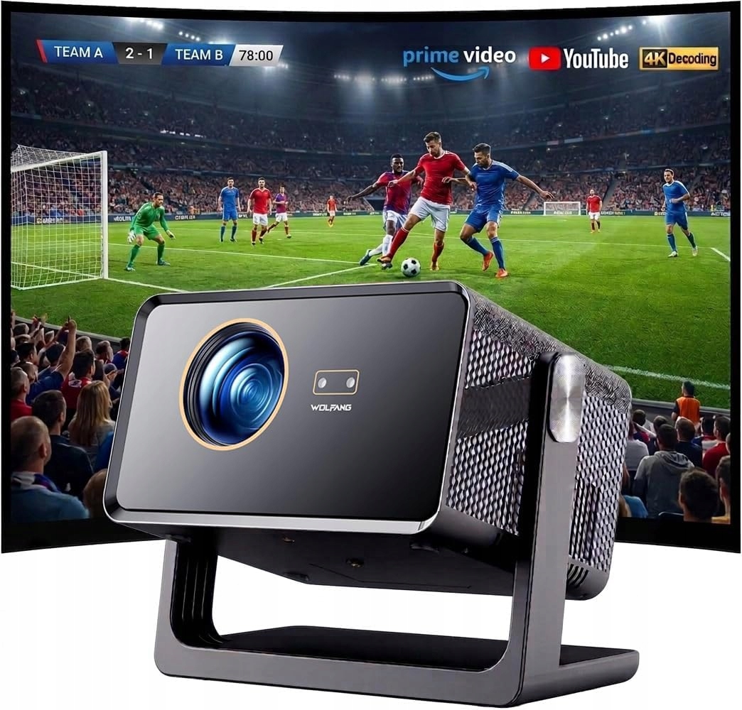 Mini 4K Wifi 6 Bluetooth Netflix Autofocus 900 Ansi Projektor