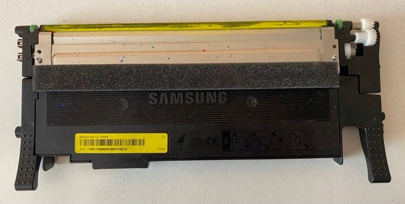 SAMSUNG TONER CLT-Y406S SETUP YELLOW ORYGINAŁ pusty 406
