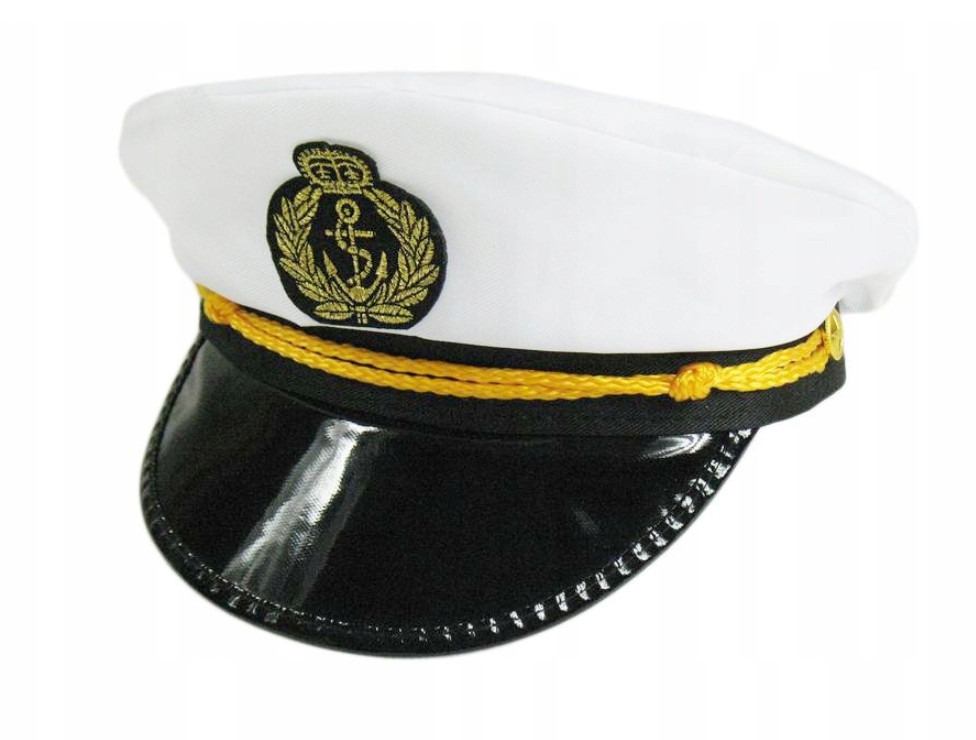 CZAPKA STRÓJ KAPITAN MARYNARZ ŻEGLARZ Dzień dziadka