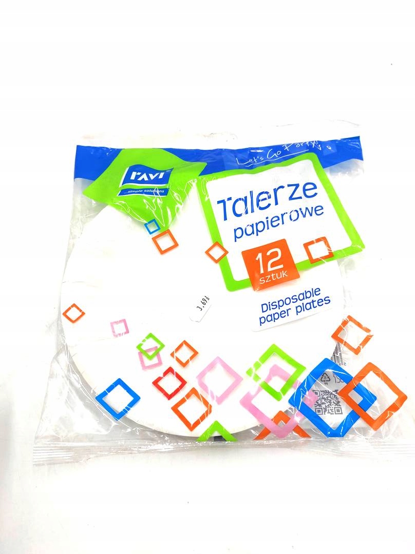 

Nj Talerze papierowe 23 cm, 12 szt.
