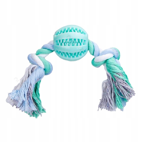 

Szarpak z gryzakiem piłką czyszczącą zęby 28 cm
