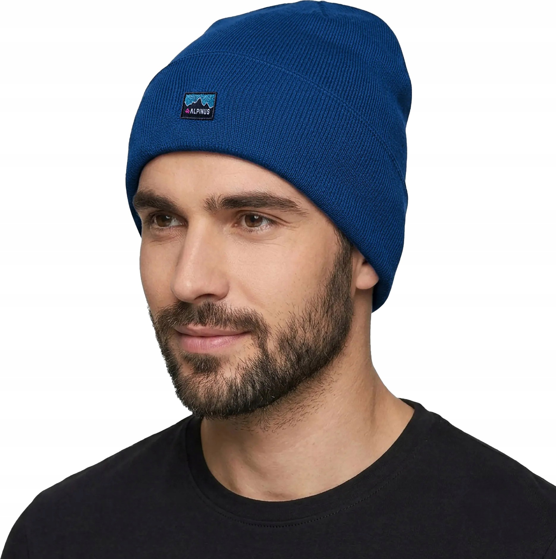 Czapka Zimowa Trekking Miejska Alpinus Bleik Wełna Merino 95% Unisize