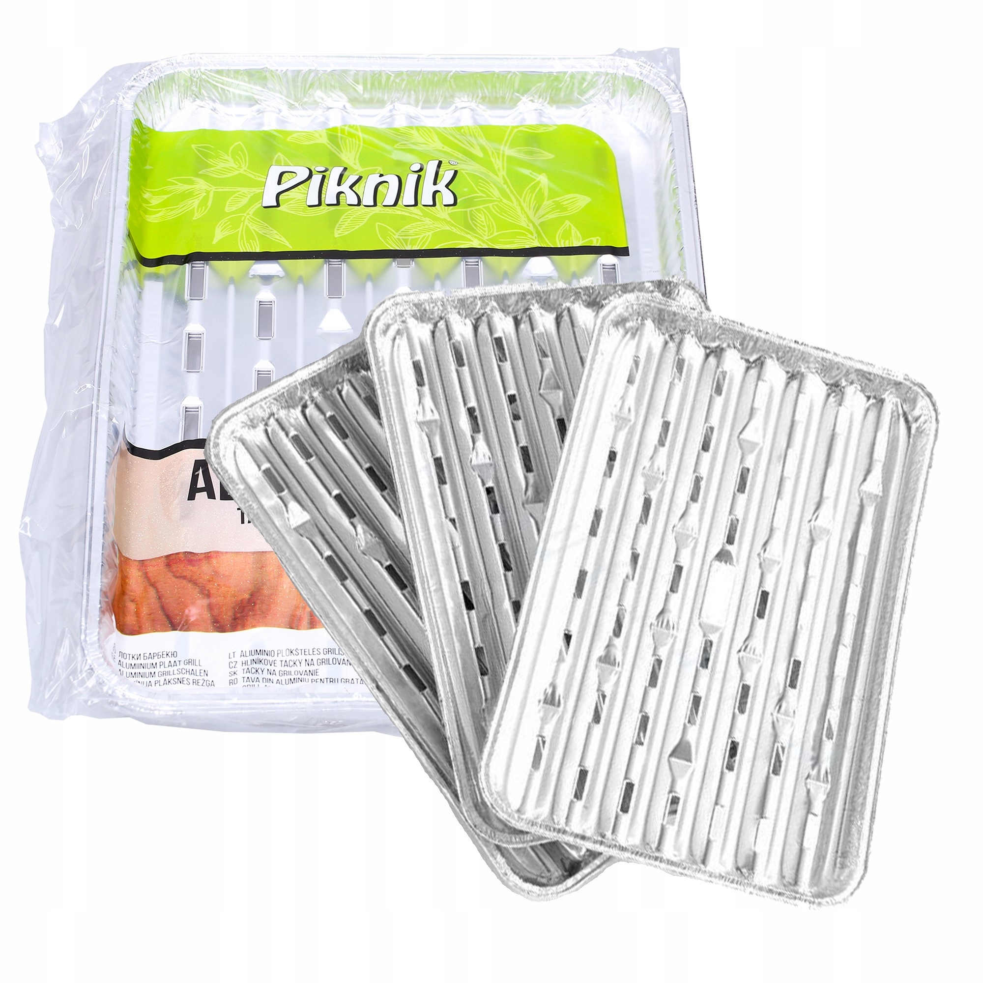 

3x Tacka Taca Na Grill Grilla Grillowa Aluminiowa