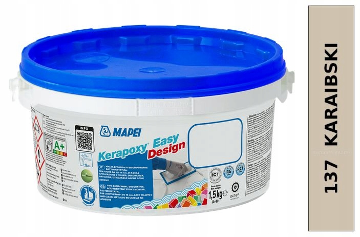 Mapei Fuga dekoracyjna Kerapoxy Easy Design 137 Karaibski 1,5kg
