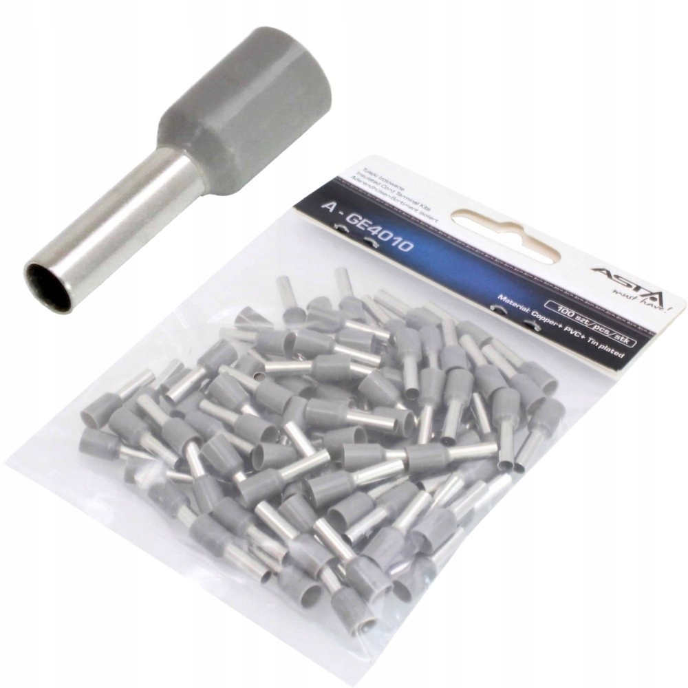 

Tulejka izolowana 4.0mm² zestaw tulejek 100szt Ast
